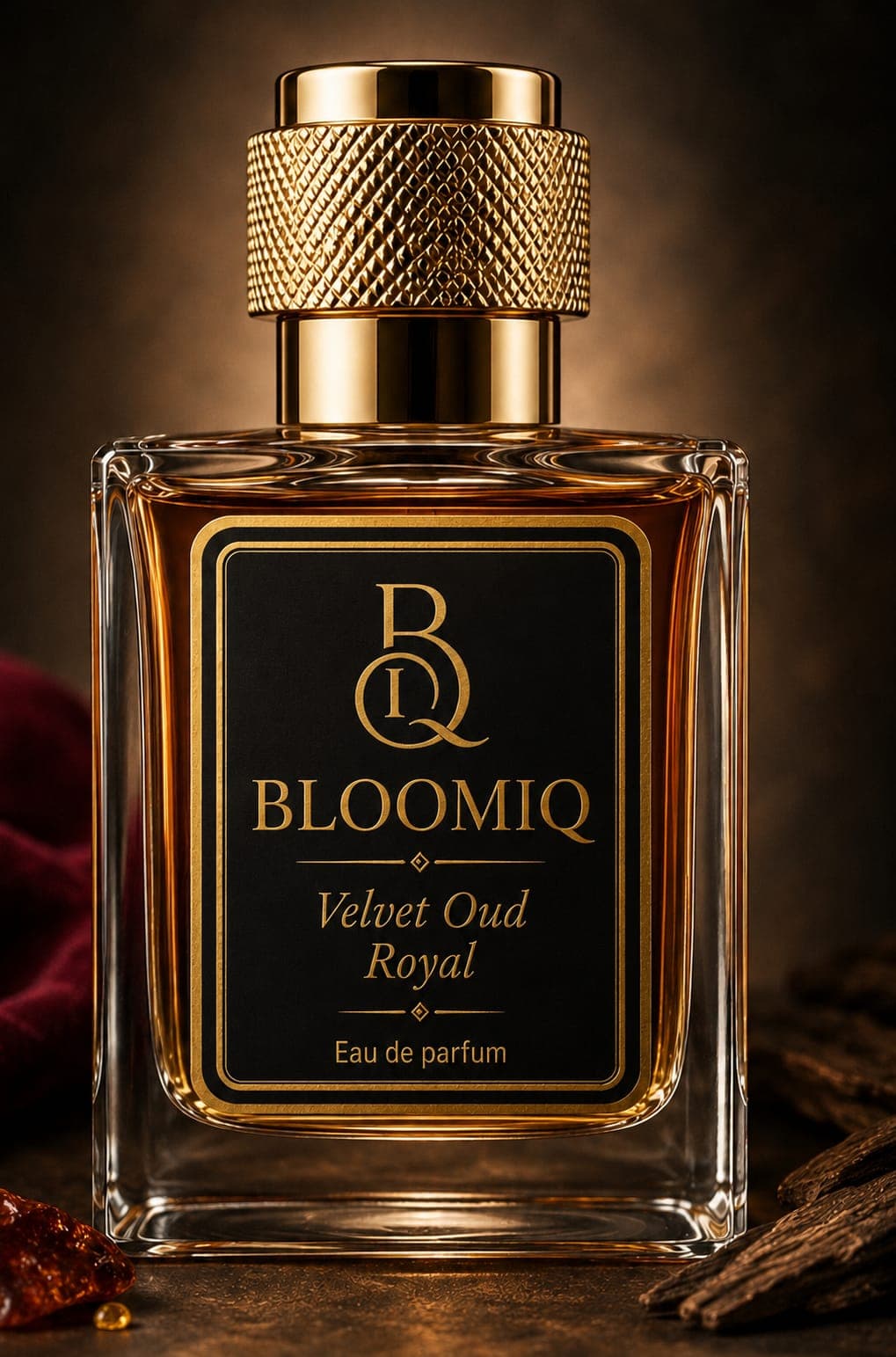 BLOOMIQ Velvet Oud Royal Eau de Parfum bottle